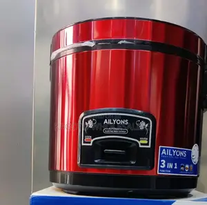 Ailyons 3in1 Rice Electric Cooker Red Body R-07"
