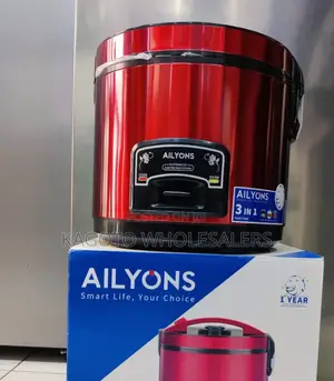 Ailyons 3in1 Rice Electric Cooker Redr-07"