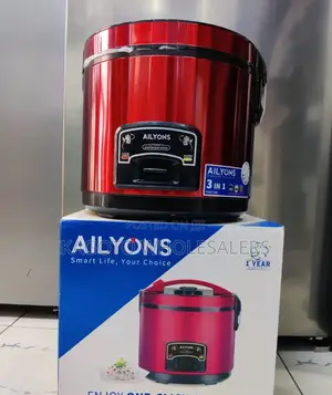 Ailyons 3in1 Rice Cooker Red Body R-07"