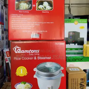 Ramtons Rice Electric Cooker Steamer Rm*289* White