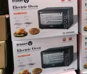 20l Volsmart Electric Oven, Black Body 150w Vl*20