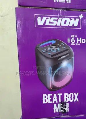 Vision Beat Box Mini Speaker *Black Body