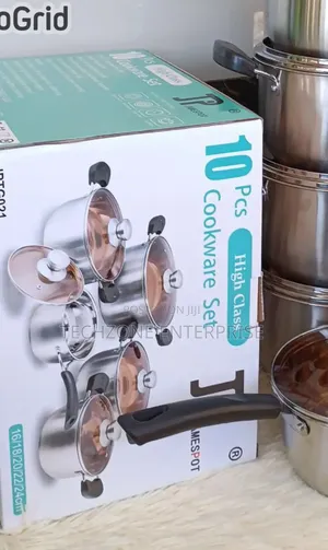 Jp 10 PCS Heavy Stainless Steel Cookware Set