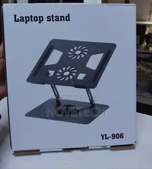 360° Rotating Metal Laptop Stand Riser Foldable Computer