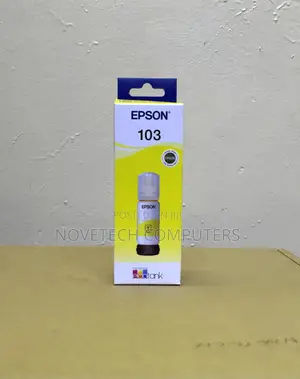 Genuine Epson 103 Ecotank Yellow Original Ink Bottle 65ml