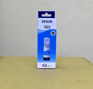 Genuine Epson 103 Ecotank Cyan Original Ink Bottle 65ml