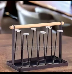 Luxury Iron Cup/Glass Holder Rack