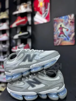 Grey Blue Premium Quality New Balance Abzorb 2000 Shoes