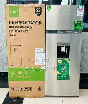 Syinix 210 LTRS Double Door Fridge With Water Dispenser