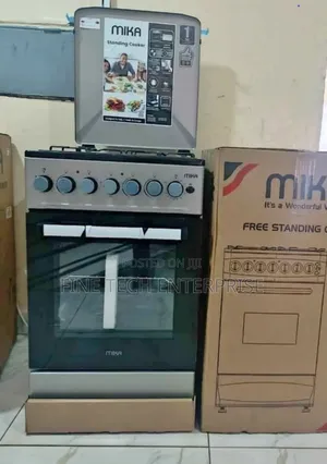 Mika 50*60 Standing Cooker, 3g Jet Burners + 1e.