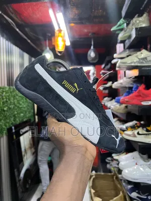 Black/White Puma Speedcat Sneakers
