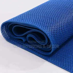 Blue PVC Maths for Bathroom Floor