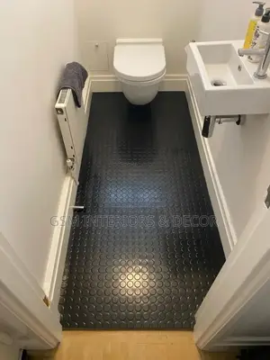 Waterproof Coin Mats in Bathroom and Kitchen Area