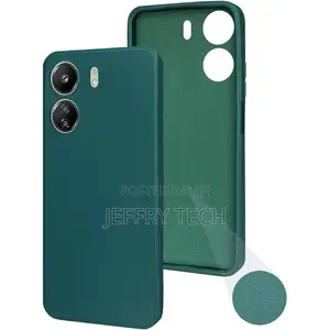 Xiaomi Redmi 13c Silicone Back Cover Case (Green)