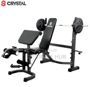 Heavy Duty Multifunction Crystal Weight Bench Adjustable