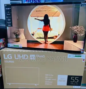 Lg 55” Uhd 55 Ur80