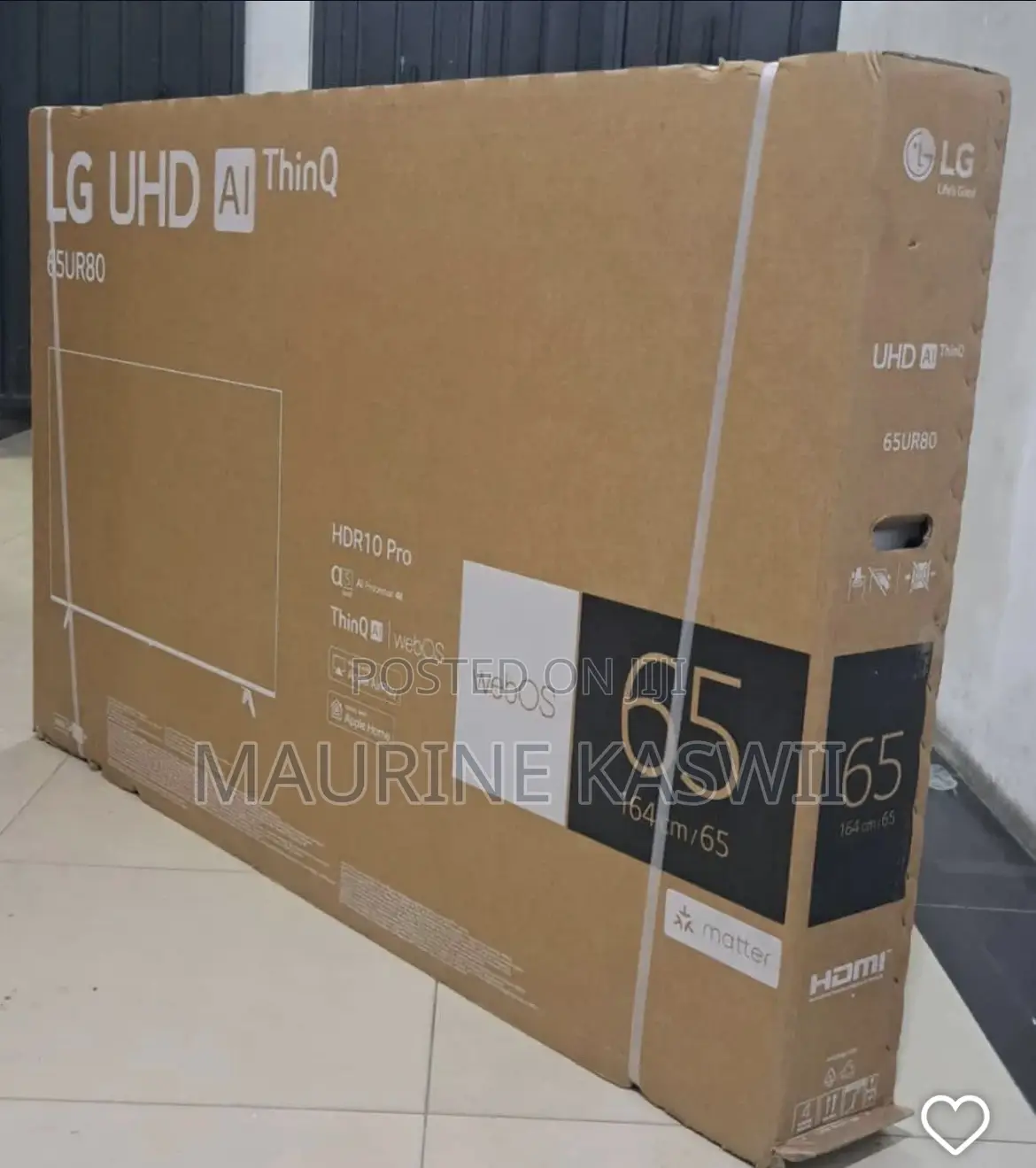 Lg 65”Ur80 Uhd Webos