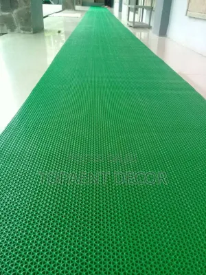 Green Perforated PVC Antislip 1.2m Wide Mats
