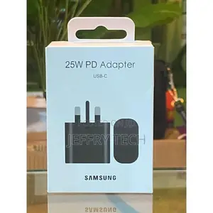 Samsung 25 W Fast Type C Charger 25w Usb C Adapter (White