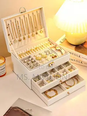 Multi-Layer (3-Layer )Jewelry Organizer Box, 