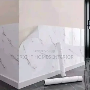 And and Stick White Marble Contact Paper