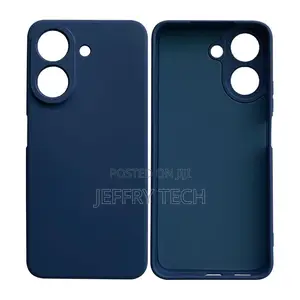 Proof Rubberized Back Case Cover for Xiaomi Redmi 13c (Blue)