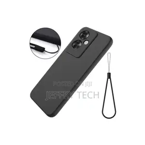 Oppo Reno 11f 5g Silicone Shockproof Back Cover Case (Black)