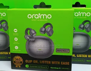 Oraimo Opensnap N Clip-on Open-Ear True Wireless Earbuds