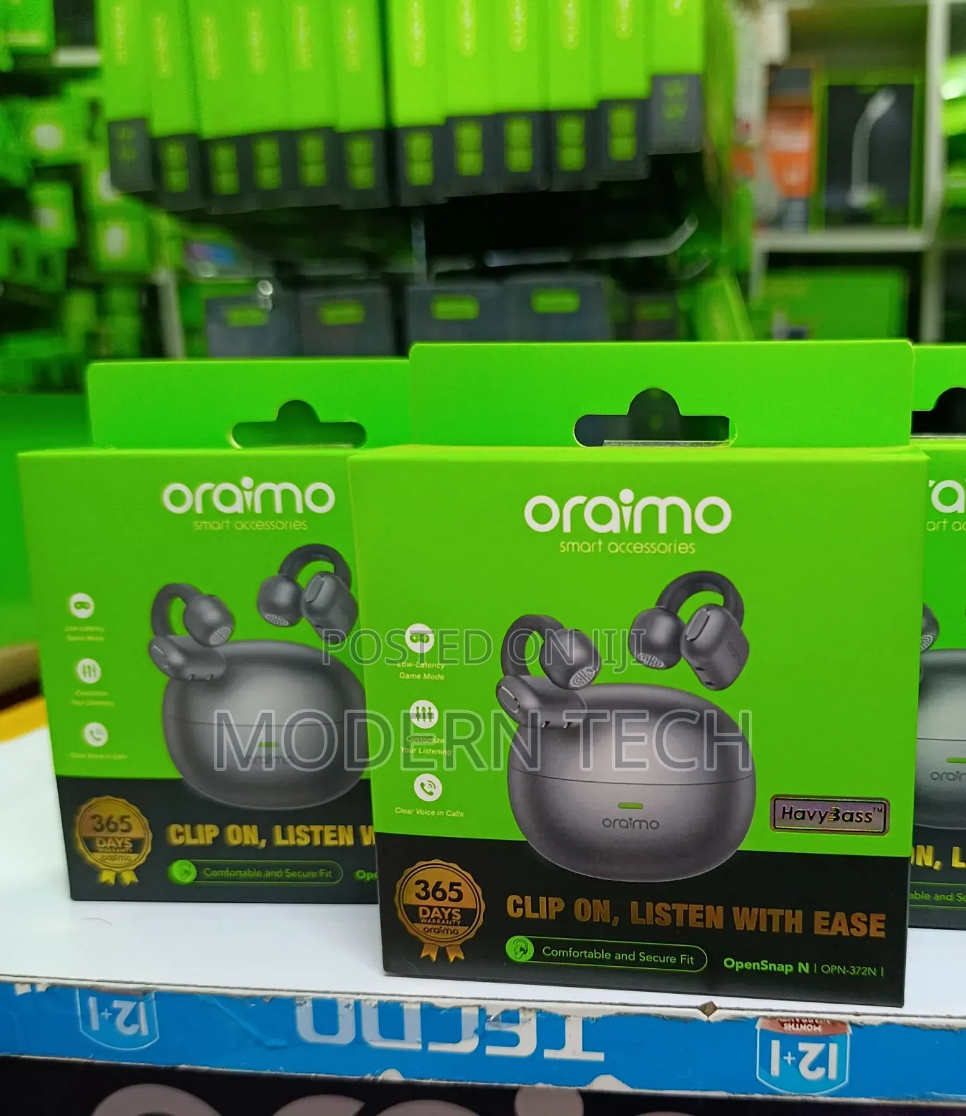 Oraimo Opensnap N Open-Ear True Wireless Bluetooth Earbuds