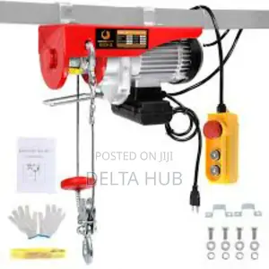 Steelmaster 1-ton Electric Wire Rope Hoist–Smooth & Silent