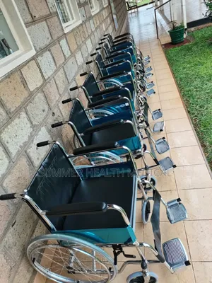 Standard Wheelchair Black With Hand and Rear Brakes