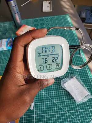 Backlit Food Thermometers With Alarm