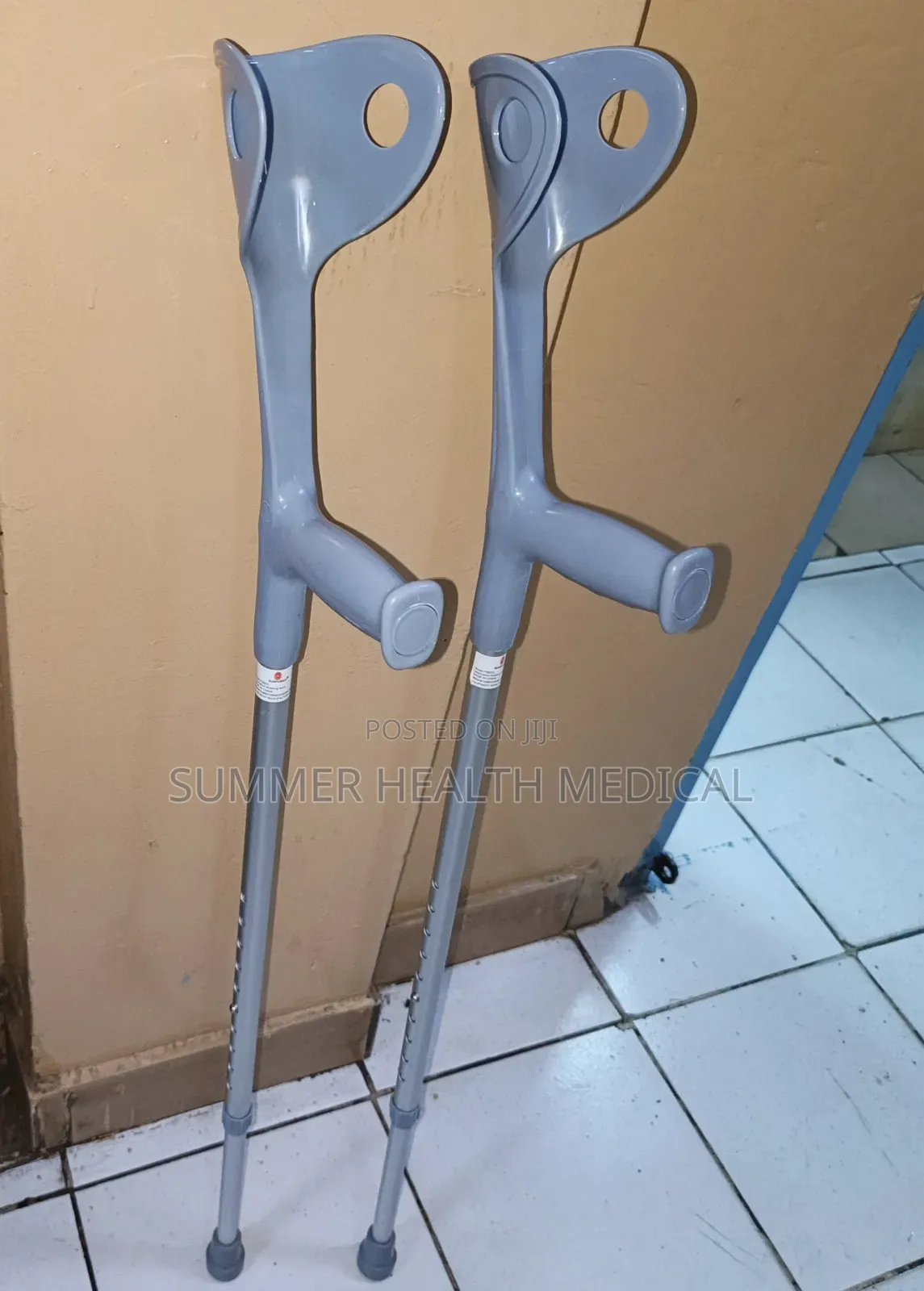 Elbow Crutches Open Cuffed-Pair