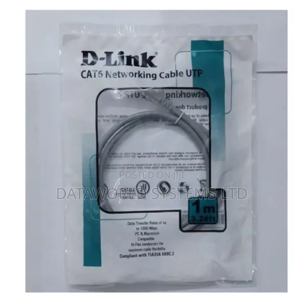 Dlink Cat6 Utp Patch Cord 1m Grey-NCB-C6ugryr1-1