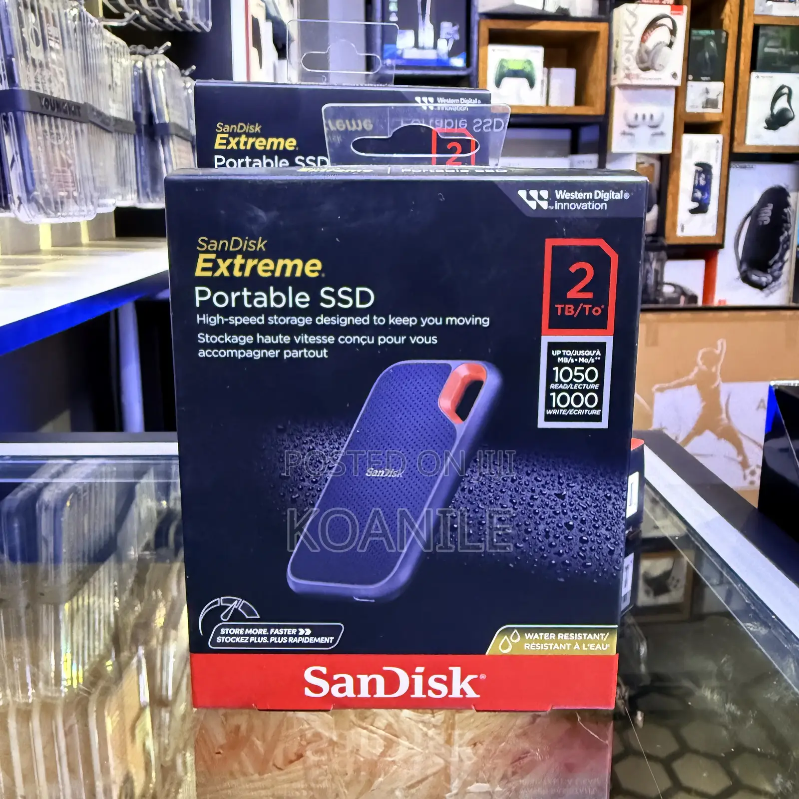 Sandisk 2tb Extreme Portable SSD (1050 Mbps)