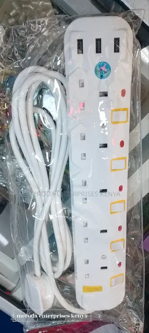 5way JSB Extra Extension With Usb Charger 3 MTR