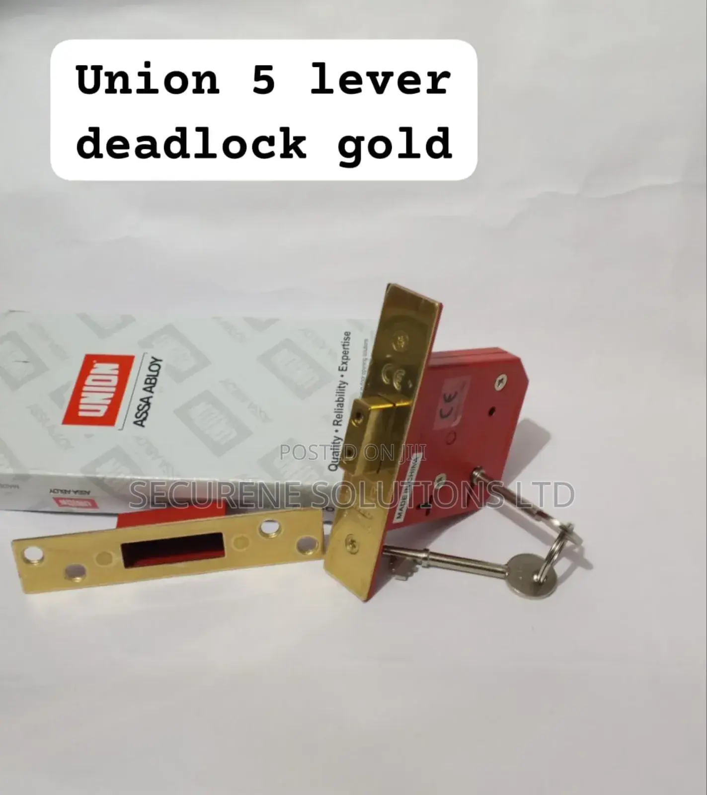 A 5 Lever Mortice Deadlock, Union 2105 Model