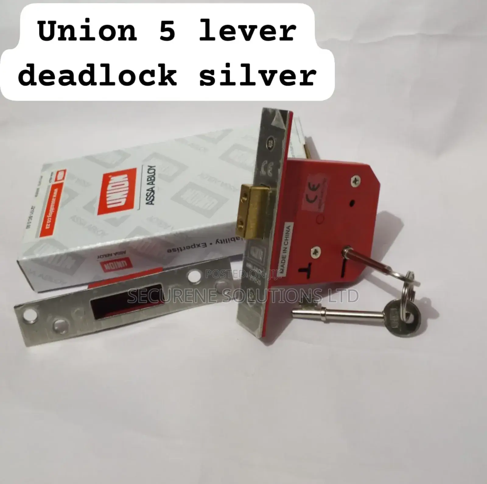 A 5 Lever Mortice Deadlock, Union 2105 Model