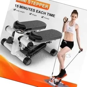 *_Mini Stepper With Resistance Bands*_