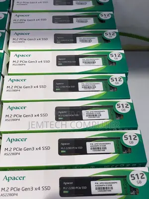 512gb M.2 Pcie Gen3 X4 As2280p4 Apacer