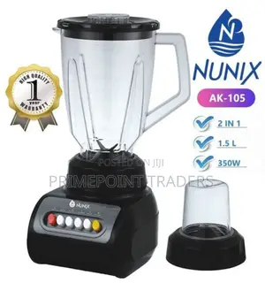 Nunix Ak-105, 2-in-1 Blender Grinder