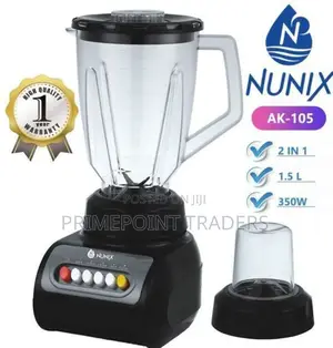 Nunix Ak-105, 2-in-1 Blender✓