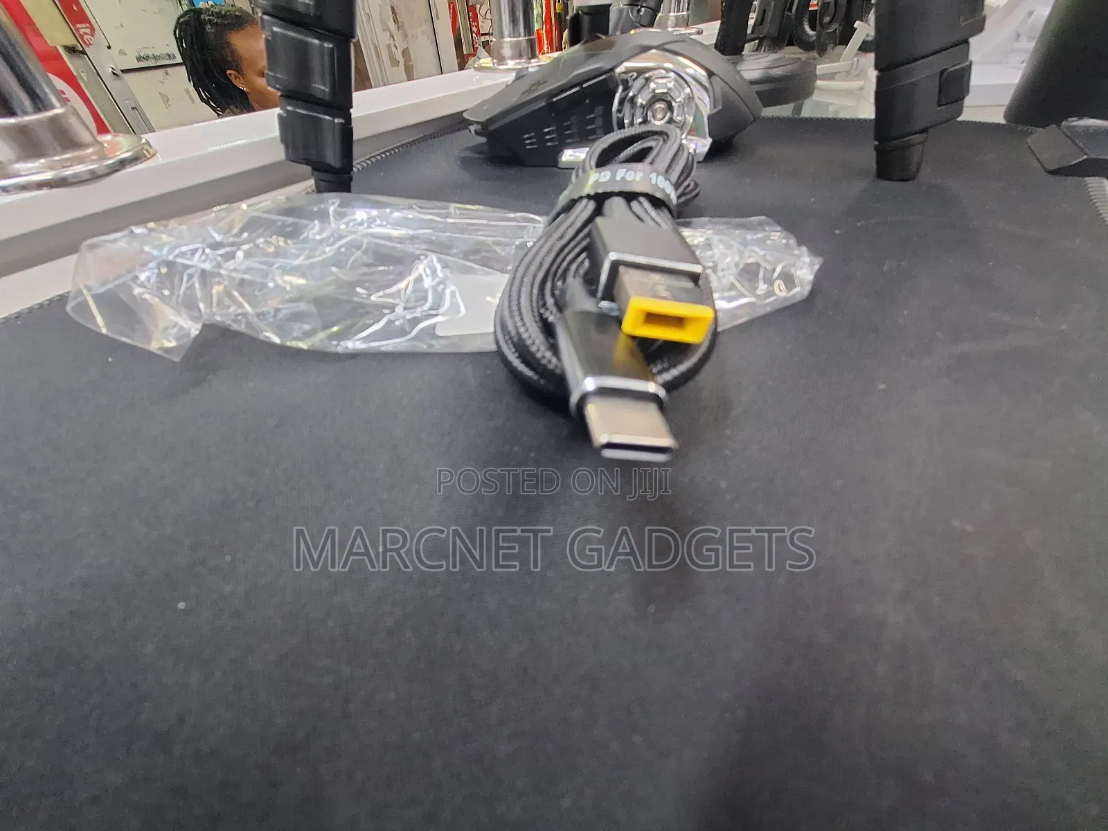 Brainded Usb Type C to Lenovo Usb Charger Cable 100w