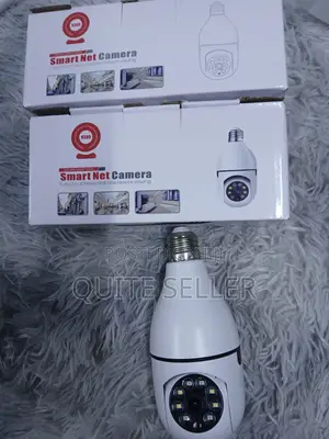 PTZ Wireless Bulb Camera V380 Wifi Indoor Camera