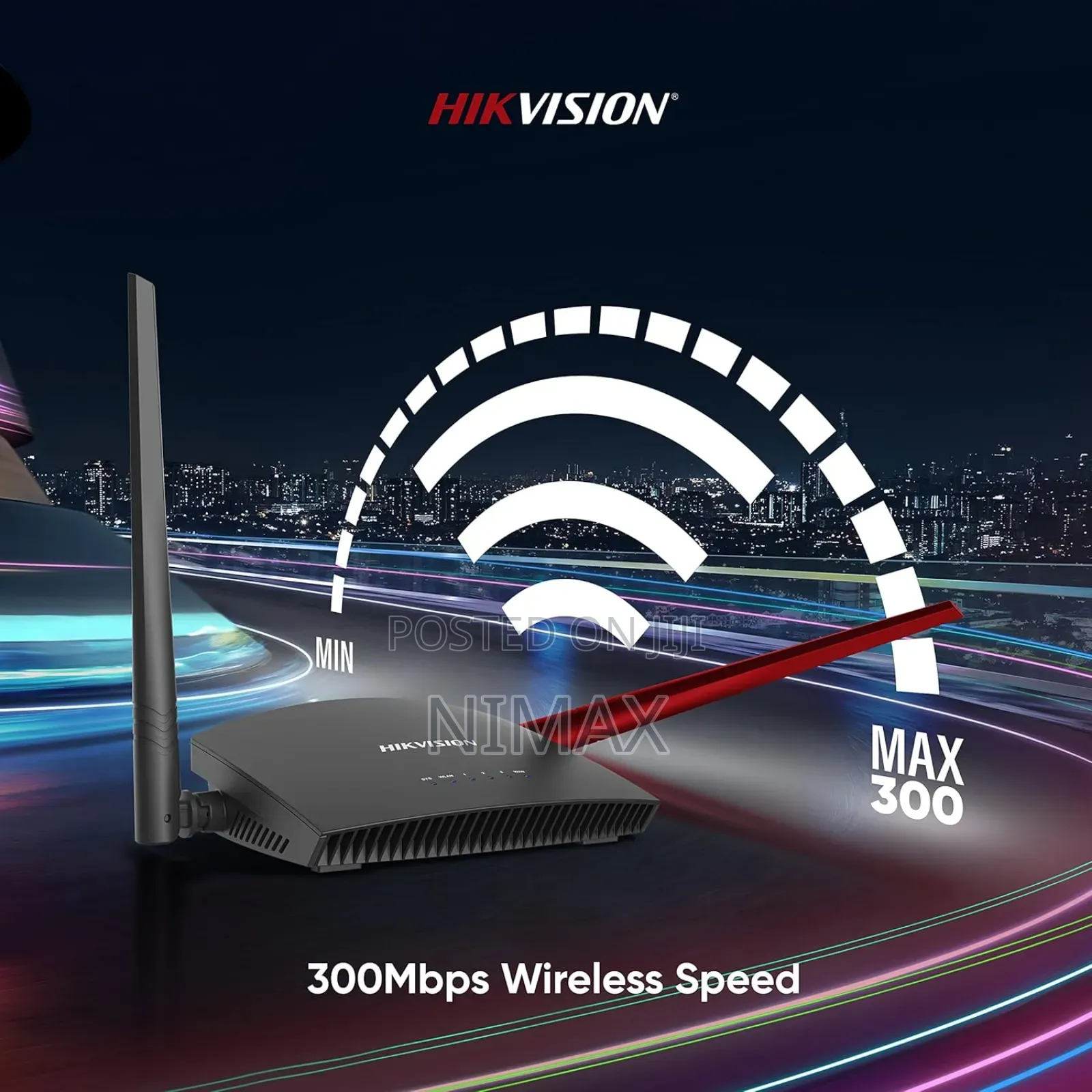 Hikvision 2.4 300mbps Network Wireless Dual Antennas Router