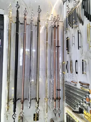 Double Two Meter Curtain Rods ( Silver, Gold,Black Antique