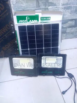 Double Jsot 100w Solar Flood Light