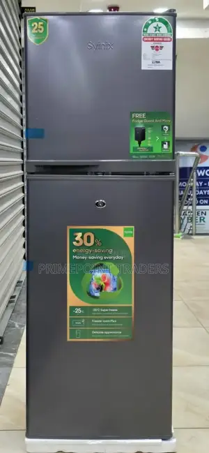 Syinix Double Door 138l 
Refrigerator✓