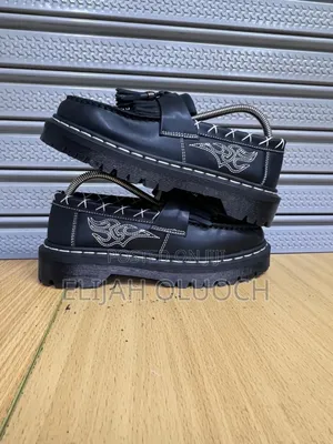 Dr.Martens Adrian Contrast Stitch Leather Tassel Loafer