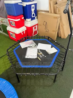 Workout Trampoline With Foldable Legs